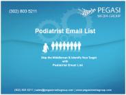 Podiatrist Email List