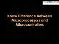 Difference Between Microprocessors and Microcontrollers PowerPoint PPT Presentation