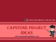 Capstone Project Ideas PowerPoint PPT Presentation