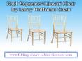 Gold "Supreme" Chiavari Chair  by Larry Hoffman Chair