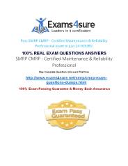 CMRP Practice Test