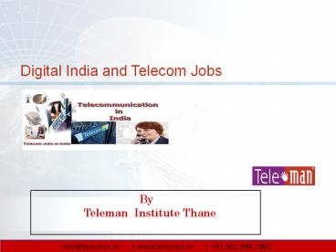 Teleman Telecom Training Courses Institute in Thane Mumbai (1)