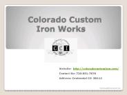 ColoradoCustomIron