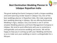 Best Destination wedding planner in Udaipur