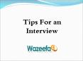 Tips For an Interview PowerPoint PPT Presentation