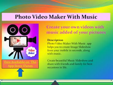 Photo Video Maker With Music
