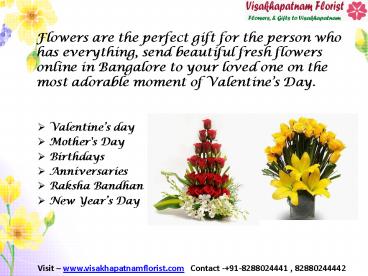 Online Flower and Cake Delivery Visakhapatnam