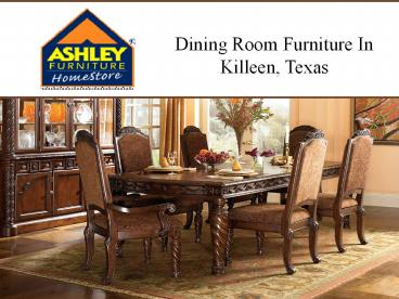 Dining Room Furniture In Killeen, Texas