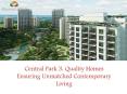 Central Park 3: Quality Homes Ensuring Unmatched Contemporary Living