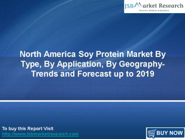 North America Soy Protein Market: JSBMarketResearch