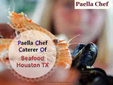 Seafood in Houston Texas- PPT