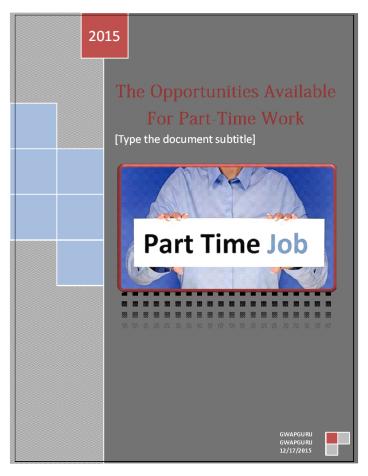 The Opportunities Available For Part-Time Work