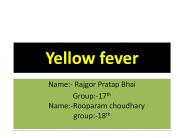 yellow fever