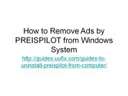 How to Remove Ads by PREISPILOT from Windows System