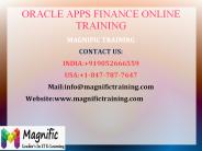 Oracle Apps Finance Online Training and Certification