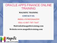 Oracle Apps Finance Online Training in Australia