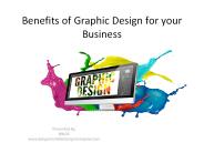 Benefits of Graphic Design for your Business