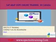 SAP ABAP OOPS ONLINE TRAINING IN CANADA