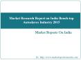 Market Research Report on India Bench-top Autoclaves Industry 2015 PowerPoint PPT Presentation