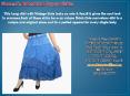 womens bohemian gypsy skirt PowerPoint PPT Presentation