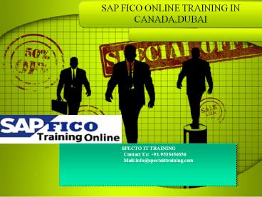SAP FICO ONLINE TRAINING IN CANADA,DUBAI