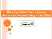 Human Resources Consulting Firm