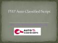 PHP Auto Classified Script PowerPoint PPT Presentation