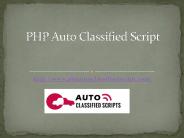 PHP Auto Classified Script