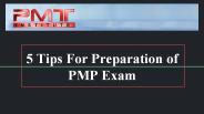 Tips For Preparation of PMP Exam