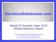 PV Inverter Market Analysis 2015 Development Trends