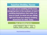 Rajasthan Wedding Planner