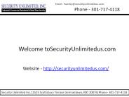 Special event security virginia security unlimited