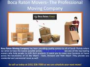 BOCA RATON OFFICE MOVERS & MOVERS COMPANY