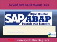 sap abap oops online training in uk