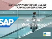 sap abap webdynpro online training in germany,uk