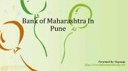 Pune Branches of Bank of maharshtra