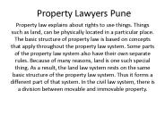 Property Lawyers Pune