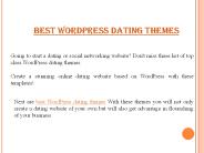 WordPress Dating Themes
