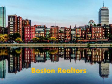 Boston Realtors - Indian Real Estate Agents in Boston