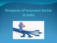 Prospects of Insurance Sector in India