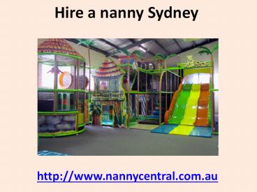 Nanny share Melbourne Sydney