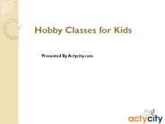 Hobby Classes In Pune, Mumbai