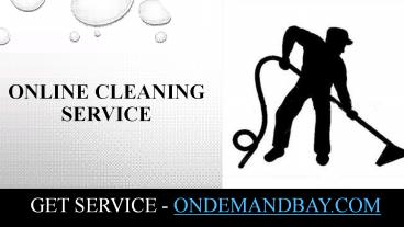Online Cleaning Service