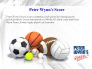 Peter Wynn's Score- Rugby League
