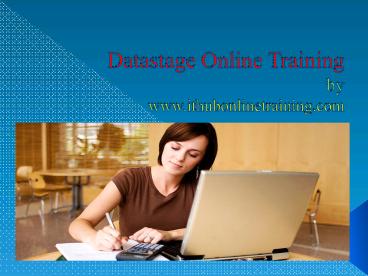 Best Datastage online training | Datastage tutorial classes in India