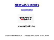 Bloodstopper in Ireland at safetydirect.ie