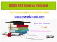 BSHS 442 Potential Instructors / tutorialrank.com PowerPoint PPT Presentation