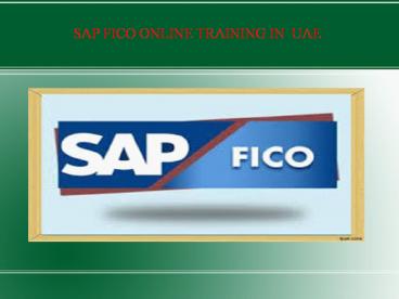 sap fico online training in uae