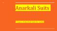 5 Types of Anarkali Suits for Ladies
