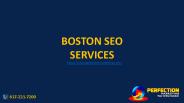 Boston SEO Services Perfection Marketing